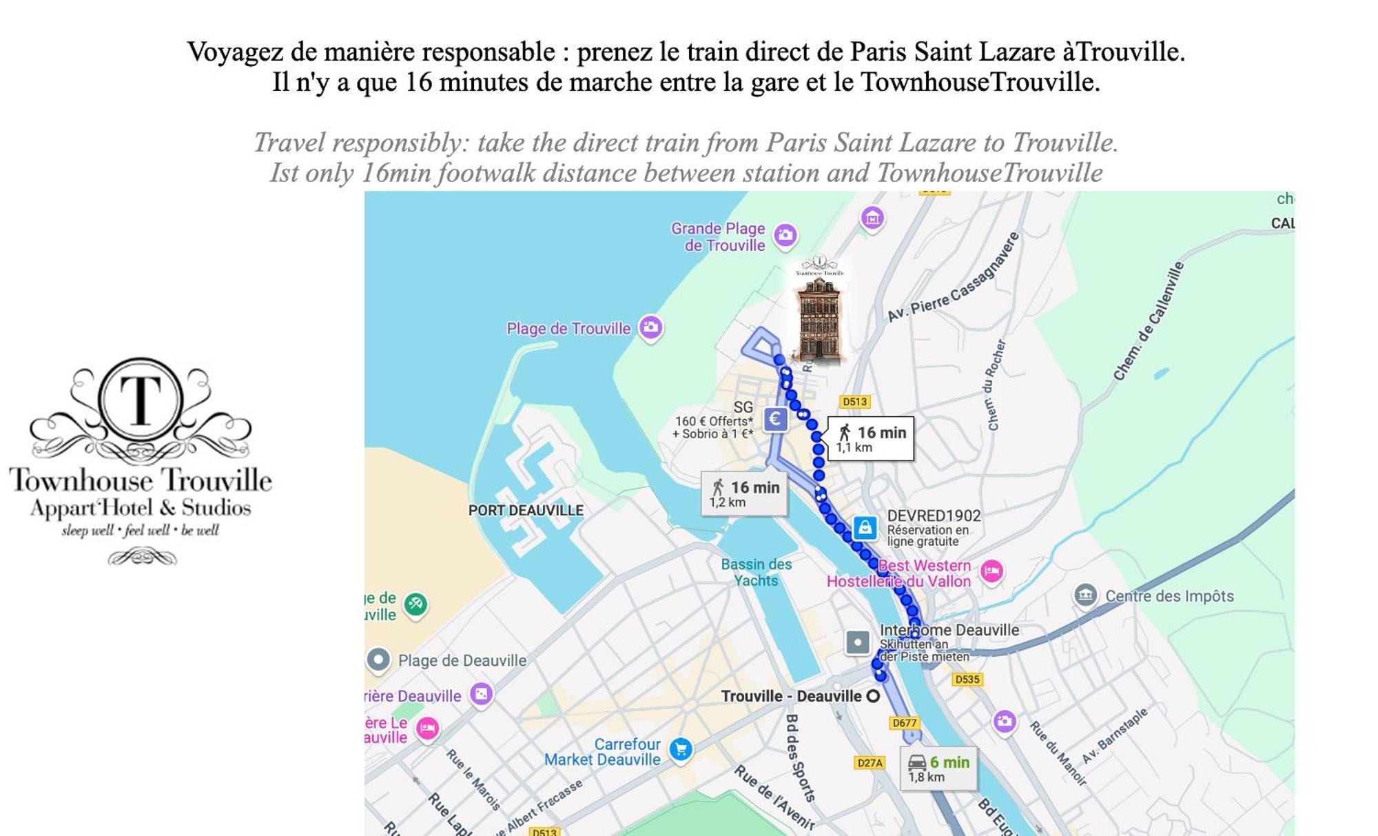 Townhouse Trouville - Appart'Hotel & Studios المظهر الخارجي الصورة